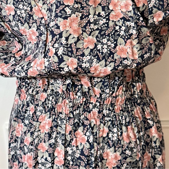 Vintage Floral Dress and Lace Collar Size 8 Petite Cottagecore, Farmhouse - Picture 9 of 12